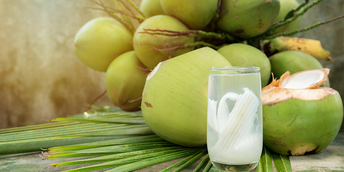 Coconut Water For Sale In A Street Market In Rio De, 48% OFF