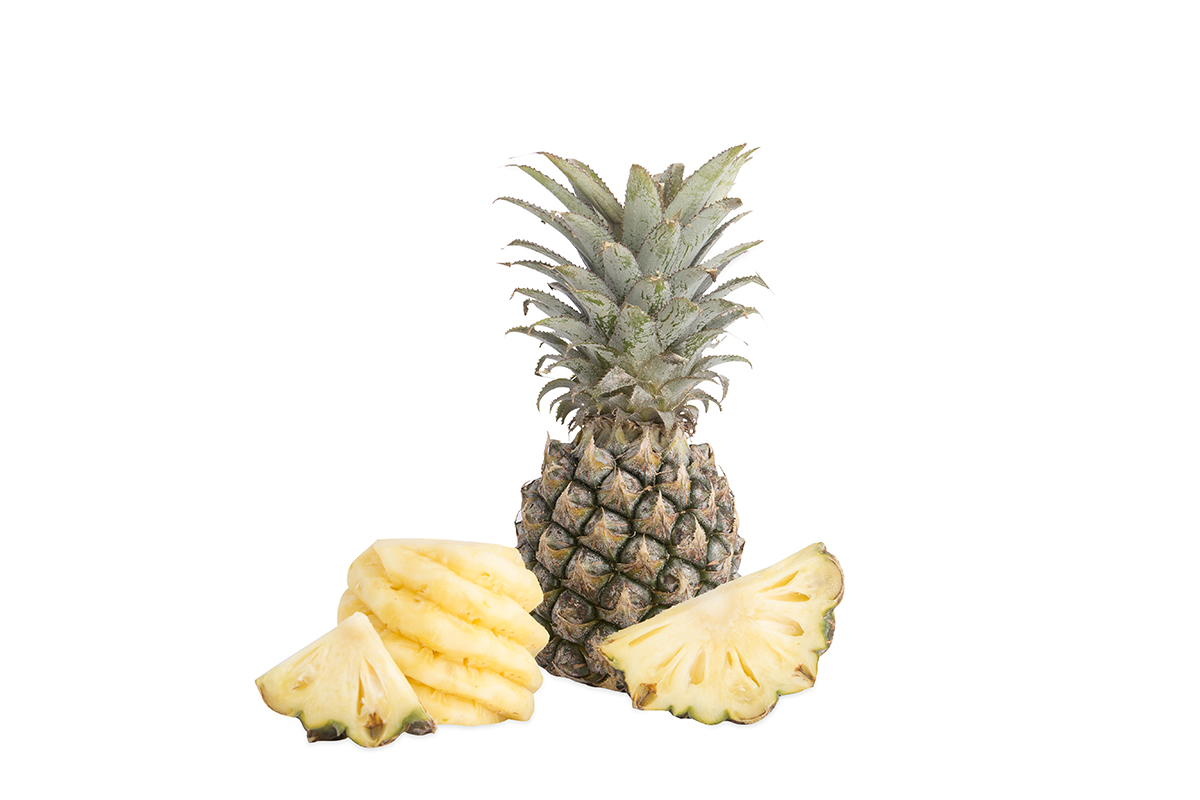 Fresh Cut Pineapple Tropical Green